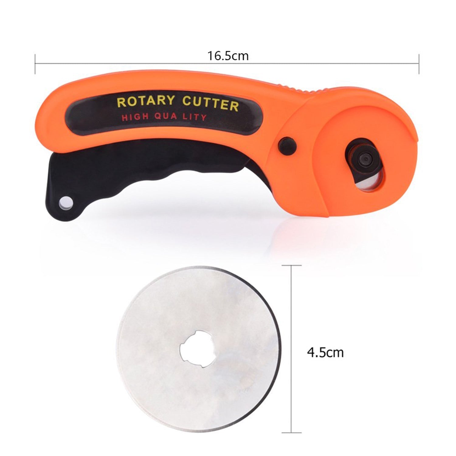 Rotary blade cutter for sewing with adjustable blade guard Rotary blade cutter for sewing with adjustable blade guard
